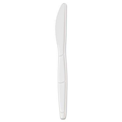 Dixie Ultra SSK21P Smart Stock Plastic Cutlery Refill44; 6.3 in.44; Knife44; White