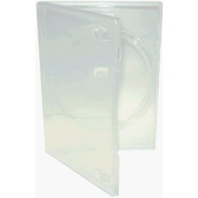 Amaray DVD-Hüllen, für eine DVD, transparent, 20 Stück