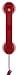 Native Union Pop Phone Retro Handset - POP-RED-NAIL-HG - Bloody Mary