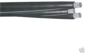 Nassau Electrical Supply250' Monmouth 4/0 4/0 4/0 Aluminum URD Triplex Cable Direct Burial Wire 600 Volt