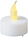 Flameless Tealight Battery Operated Candles - 24 Yellow Flickering Faux Tealights, Battery Operated Electric Lights, Fake Votive candle Light for Decorations, Luminary Bags and Parties by LED Lytes