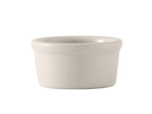 Tuxton BEX-025 Vitrified China Ramekin, 2-1/2 oz, 3