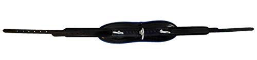 Equitem Black Leather Mini Pony Driving Harness with Blue Stars - Thumbnail 2