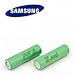 2 Samsung INR18650-25R 18650 2500mAh 3.7v Rechargeable Flat Top Batteries with Protective Case