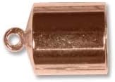 Copper Plate Barrel End Cap 8mm (12)