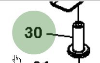 John Deere Original Equipment Bushing #M160844