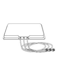 Cisco air-ant2460np-r interior exterior 6dBi antena 2.4 ghz MIMO Patch (direccional) RP-TNC