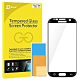 Galaxy S7 Edge Screen Protector, JETech Tempered Glass Full Screen Screen Protector Film for Samsung Galaxy S7 Edge (Black)