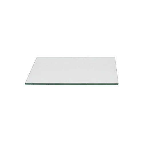Milan SQ181812PEC Square Glass Table Top, 18" x 18"