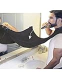 Bathroom Sink Apron bathroom apron - Man Bathroom Beard Care Trimmer Hair Shave Apron Gown Robe Sink Styles Tool Bathroom Apron Waterproof Floral Bib Cloth - Bathroom Beard Apron (Black)