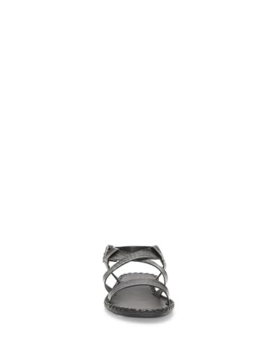 LUCKY BRAND WOMEN’S ZELEK FLAT SANDAL, BLACK, 5.5