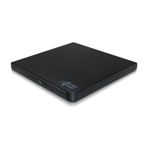 LG GP57EB40 8x8x8xDVD+RW 8x6DVD-RW 6xDVD+/- DL 5xDVD-RAM DVD-Brenner Slim extern USB2.0 Black RTL, Schwarz