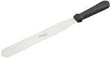Ateco 1310 Ultra Straight Spatula With 10-Inch Stainless Steel Blade, Plastic Handle, Dishwasher Safe