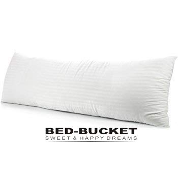 Amazon Com Bed Bucket King Size Pillow Shams White Striped