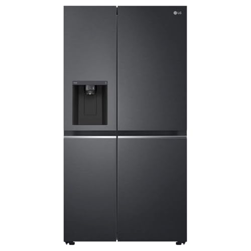 LG GSLV71MCTD Side-by-Side mit Eis-, Crushed Ice und Wasserspender | interner Wassertank 4L | Total No Frost | freistehend |913 mm Breite