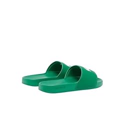 Lacoste Women's Serve Slide, Green Croc, 8