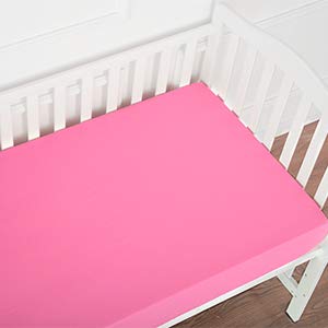 image for TILLYOU Silky Soft Microfiber Crib Sheet Set, Breathable Cozy Toddler 