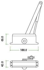 IRONZONE® Door Closer Shutter Size 3 Commercial or Domestic Use HMOs etc Fire Doors Hydraulic Adjustable Speed BS EN 1154 Certified IRONZONE with 10 Years Warranty 45-60kg Weight Door - Image 3