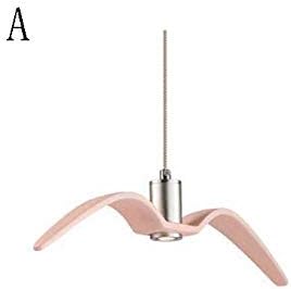 Mamrar LED Color Seagull Bird Chandelier Nordic Simple Birds Flying Shape Pendant Lamp Aisle Balcony Bar Window Deco Hanging Line Light,Pink,A [Energy Class A]