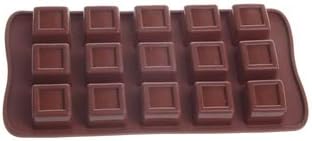 Cool Silicone Chocolate Molds | Decorative Square Shape, Flexible Food-Safe Silicone, Easy Release, Dishwasher Safe, For Chocolate, Keto Bombs, Candy, Soap, Candles etc, 1.5” x 1.5” x 0.5”