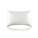 ALASKA BEAR Luxurious 25 Momme Silk Pillowcase, 100% Mulberry Silk Pillow Case Cover, Queen (1, Ivory(Natural Undyed White))