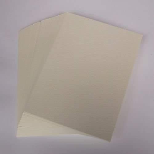 Hammered Ivory A5 Card Stock by Stella Crafts x50 Sheets