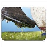 Grass &amp; Mud Filled Boots Kicking Rugby Ball Premium Quality Thick Rubber Mouse Mat Pad Soft Comfort Feel Finish