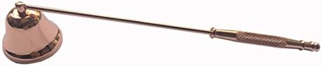 Jekayla Stainless Steel Long Handle Candle Snuffer Bell Shaped (Rose Gold)