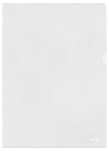 Esselte Sichthuellen-Set Standard Plus, 100 Stueck, A4 Format, Farblos mit matter Oberflaeche, 0,115 mm PP-Folie, 54832, 3 x 1g