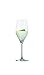 Spiegelau Prosecco Wine Glasses Set of 4 - European-Made Crystal, Classic Stemmed, Dishwasher Safe, Professional Quality Wine Glass Gift Set - 9.1 oz