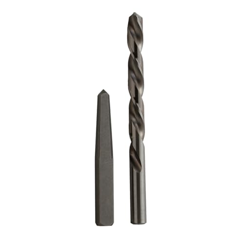 Drill America #2 Straight Flute Screw Extractor and 3/16" Left Hand Drill Bit K…