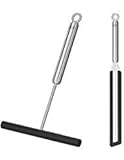 Rösle Stainless Steel 7.1-inch Round-Handle Crepes Spreader And Stainless Steel 12.6-inch Round-Handle Crepes Turner, Set