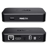 MAG 256 W1 IPTV SET TOP BOX Multimedia Player IPTV (HEVC H.265) With Built-In Wi-Fi & HDMI Cable (much faster than MAG 254)