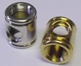 TWO - Replacement 3-Way, Cylinder Style, Pipe Elbows (BRASS)