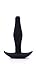 Tantus Adult Toys Little Flirt Butt Plug - Ultra-Premium & Flexible Sex Toy for Sexual Wellness - Silicone Satin Prostate Massager, Waterproof, Anal Plug, Pleasure for Men, Women, Couples - Onyx