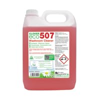 Clover Chemicals 507 Clover Eco 507 Washroom Cleaner, 5 L, Pack of 2