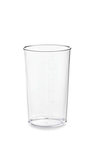 bamix 400ml and 600ml Beakers with Lids - Set of 2 - Practical and Durable Containers - Perfect Accessory to Immersion Blenders - Freezer, Microwave, and Dishwasher Safe - BPA-Free