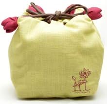 Amazon 天香茶行 茶具布袋 薄黄緑 茶具用布製収納バッグ 中綿入り 収納 お出かけ用 容量 茶壷1個 杯4個収納可能 天香茶行 茶道道具 通販