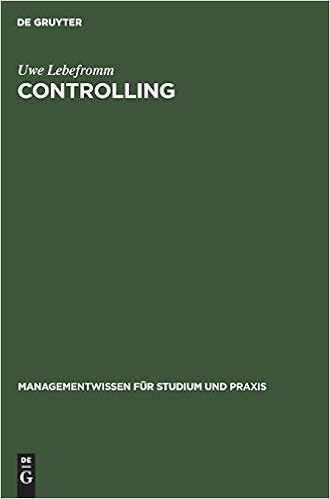 Controlling Einfuhrung Mit Beispielen Aus Sap R 3 Managementwissen Lebefromm Uwe Amazon De Bucher
