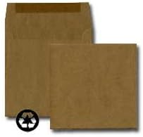 5 1/2 Square Invitation Envelope - 70# Text Brown Bag Kraft (5.5 x 5.5) - Square Announcement Series (Pkg of 100)