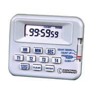 CONTROL COMPANY 8003 Lab ALERTÂ® Pocket Timer/Stopwatch - 1 Each