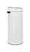 Brabantia 115141 Touch Trash Can New, 8 gallon, White