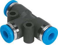 Festo 130977 Model QST-B-12-10 Push-In T-Connector (Pack of 10)