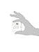 Buddy Products Plastic Key Tags, Numbered 61-100, White (0033)