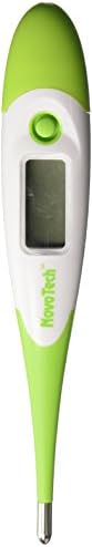 Flexible Soft Tip Digital Thermometer for Oral, Rectal or Underarm Use. Fever Thermometer with Large Digital Instant Read Display Safe to use for Baby, Child or Adult