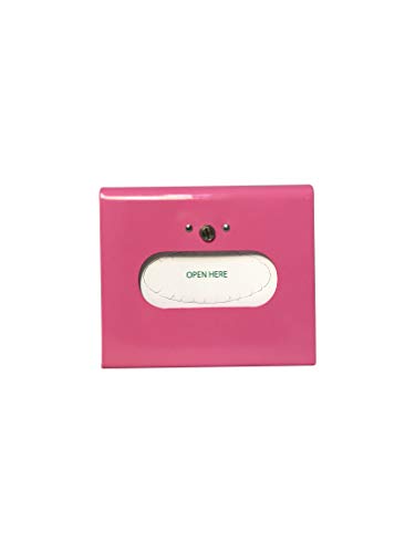 Sanitary Napkin & Tampon Disposal Bag Dispenser -Box Format, Pink, 10 Units