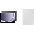 SAMSUNG Galaxy Tab A9+ 10.9” + Galaxy Tab A9+ Book Cover (White) 64GB Android Tablet, Big Screen, Quad Speakers, Upgraded Chipset, Multi Window Display, Slim, Durable, US Version, 2023, Graphite