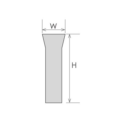 HHIP 2000-7025 1/8 x 1/2 x 4-1/2 Inch 8% Cobalt Parallel Type Cut-Off Blade-P3S