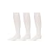 Trimfit Girls Microfiber Tights, Stretchy Footed Kids Dance Leggings, 3 Pack, White, 4-6