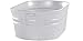 Behrens Hot Dipped Galvanized PlanterTub 4 Gallon 00-OV 4-Gallon Oval Steel Tub